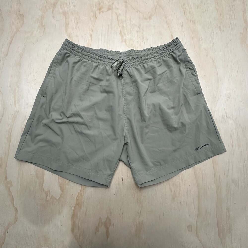 Columbia Sportswear Men's Green Pull-On Casual Shorts Size Large